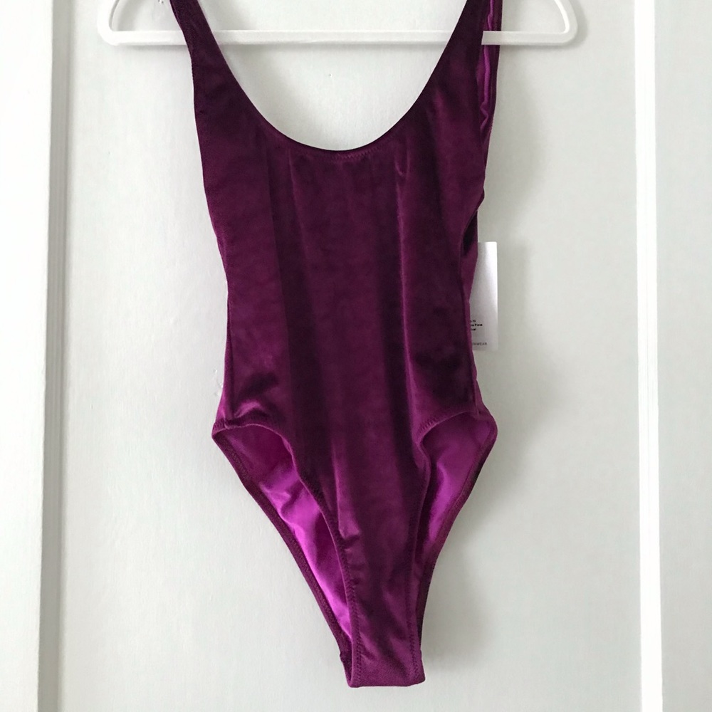 Velvet High-waisted one piece